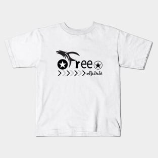 Free Spirit (version 2) Kids T-Shirt